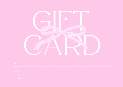 GIFT CARD BRACCIALE ETERNO o GIFT CARD