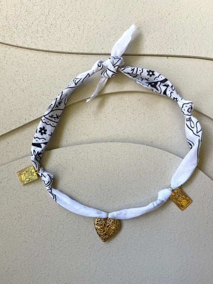 Collana Bandana Bianca