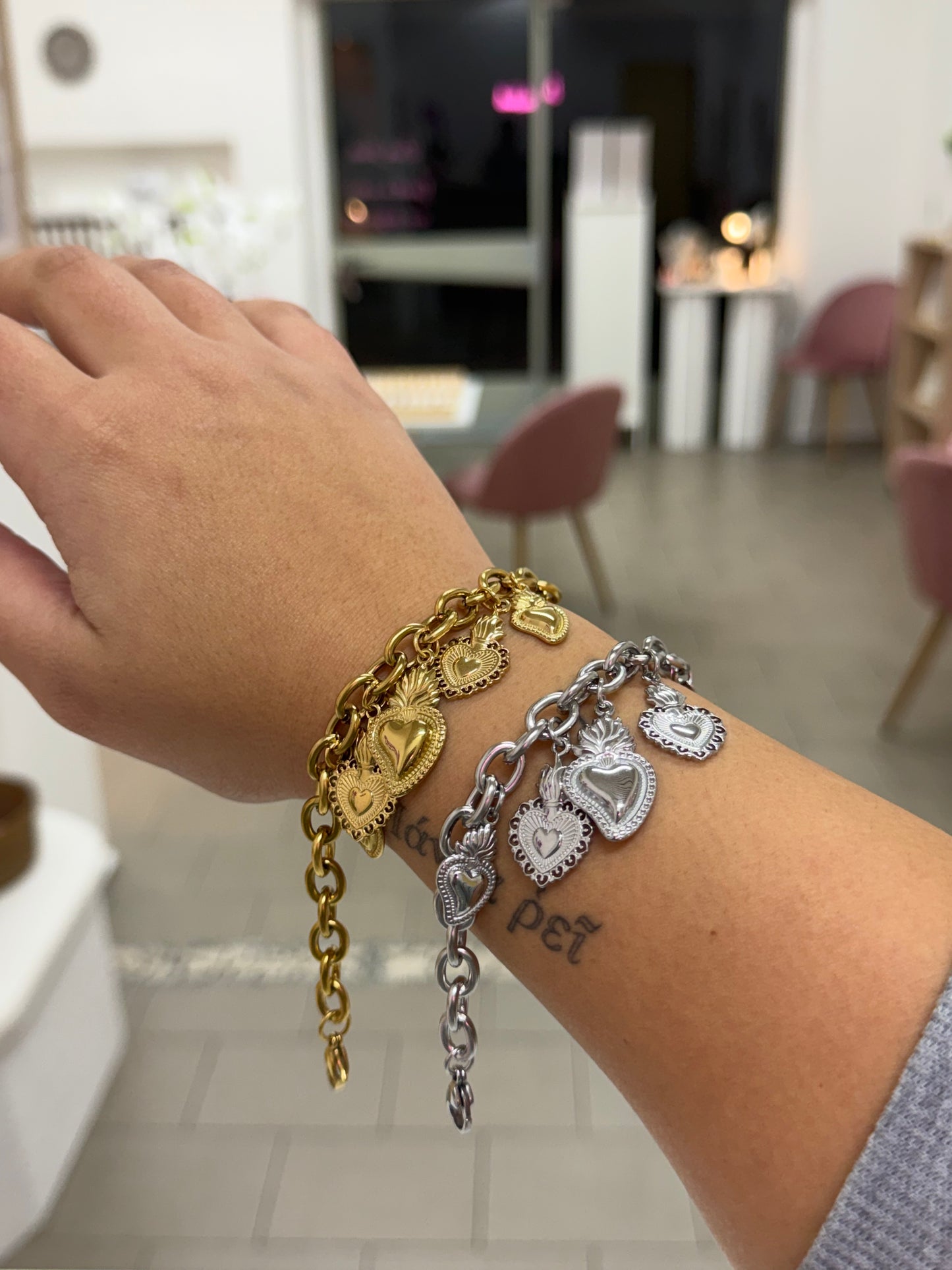 Bracciale Cuore Sacro