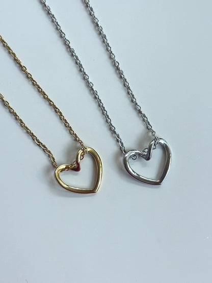 Collana Cuore Intrecciato