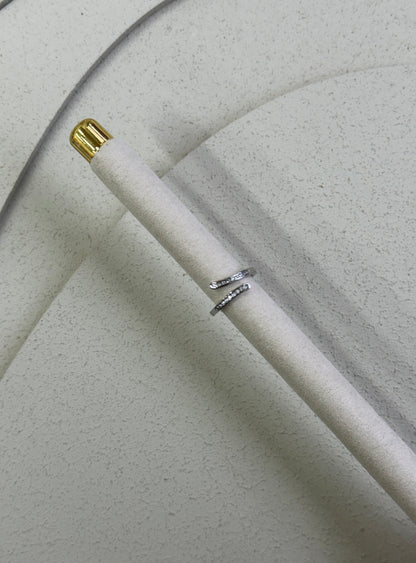 Anello Intreccio Bling