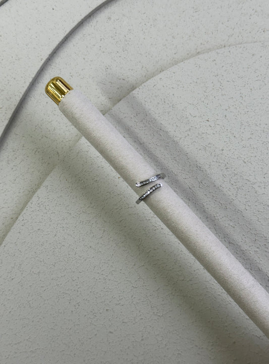 Anello Intreccio Bling
