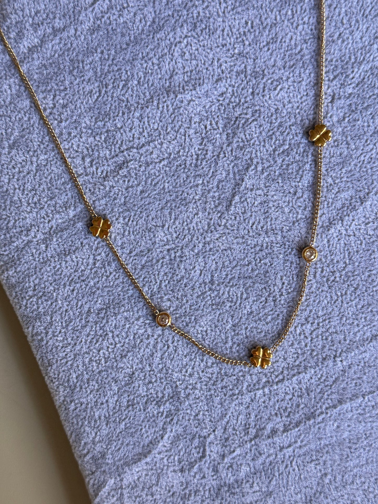 Collana Quadrifoglio Diamond