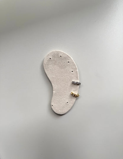 Ear-Cuff Multi Heart