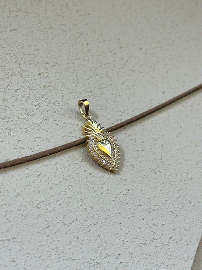 Ciondolo Cuore Sacro Diamond