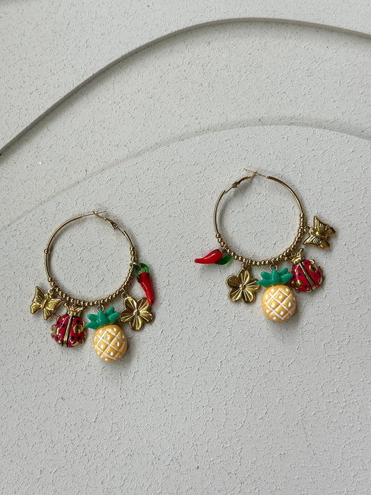 Orecchini Ananas
