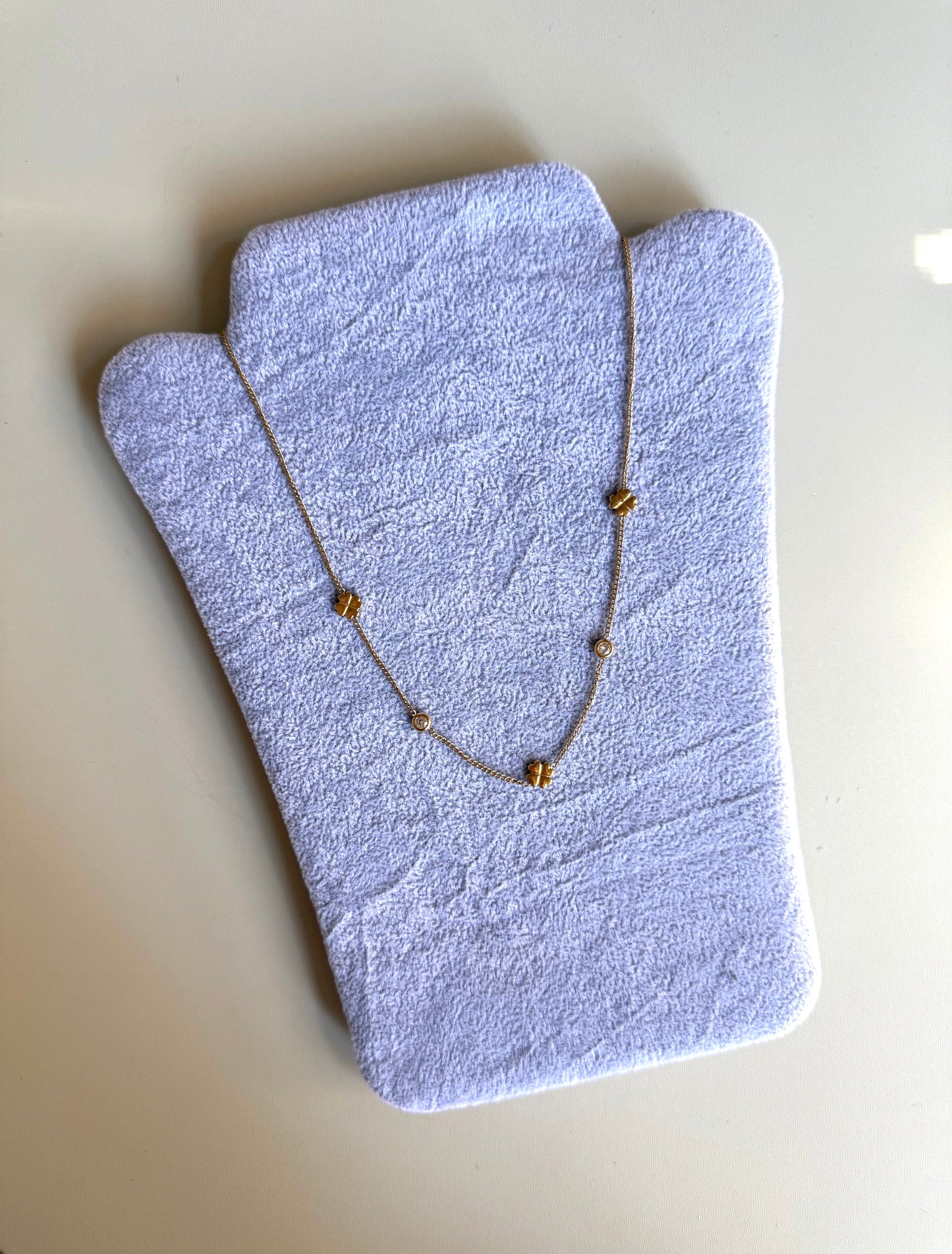 Collana Quadrifoglio Diamond