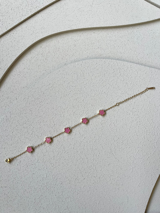 Bracciale Clover Rosa