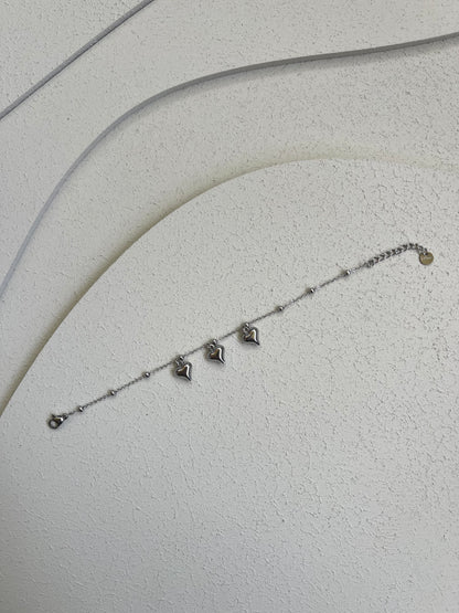 Bracciale Tris di Cuori