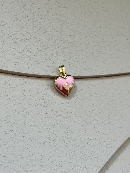 Ciondolo Cuore Colato