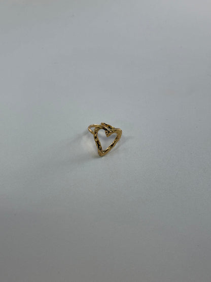 Anello Cuore Stropicciato