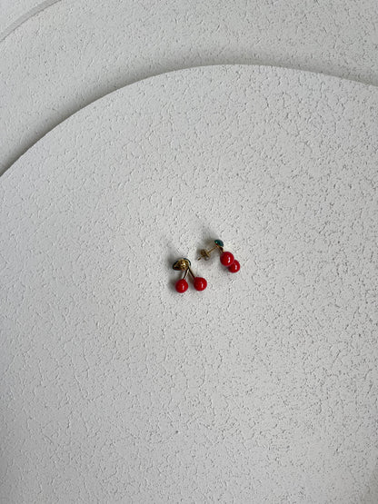 Orecchini Cherry Red