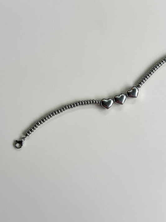 Bracciale Tre Cuori