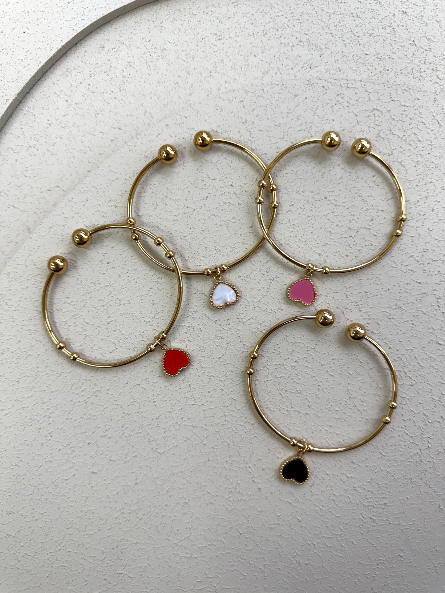 Bracciale Semi Rigido Colorful Heart