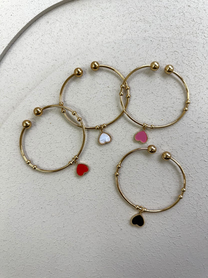Bracciale Semi Rigido Colorful Heart