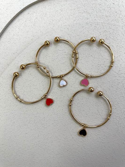Bracciale Semi Rigido Colorful Heart