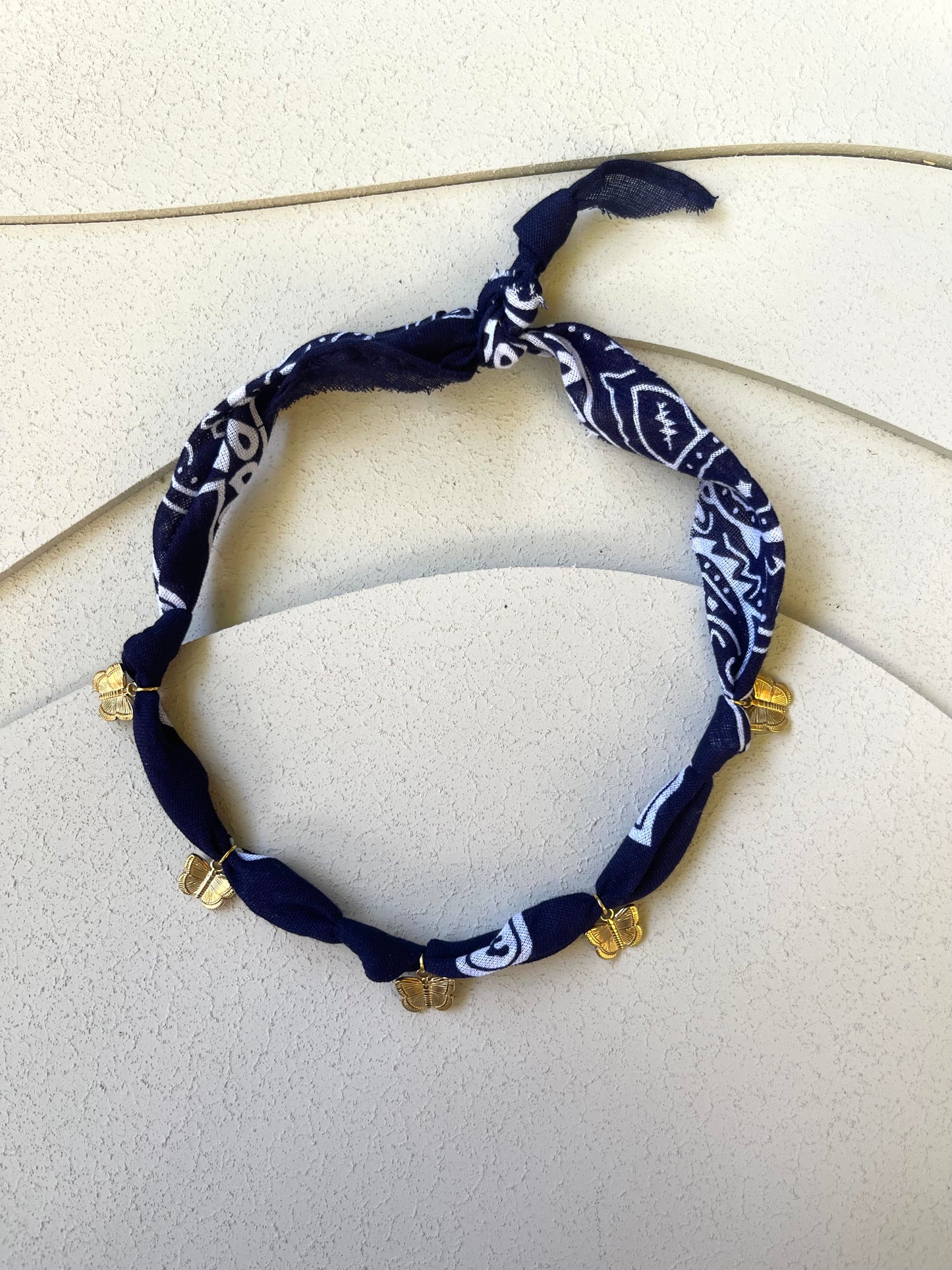 Collana Bandana Blu