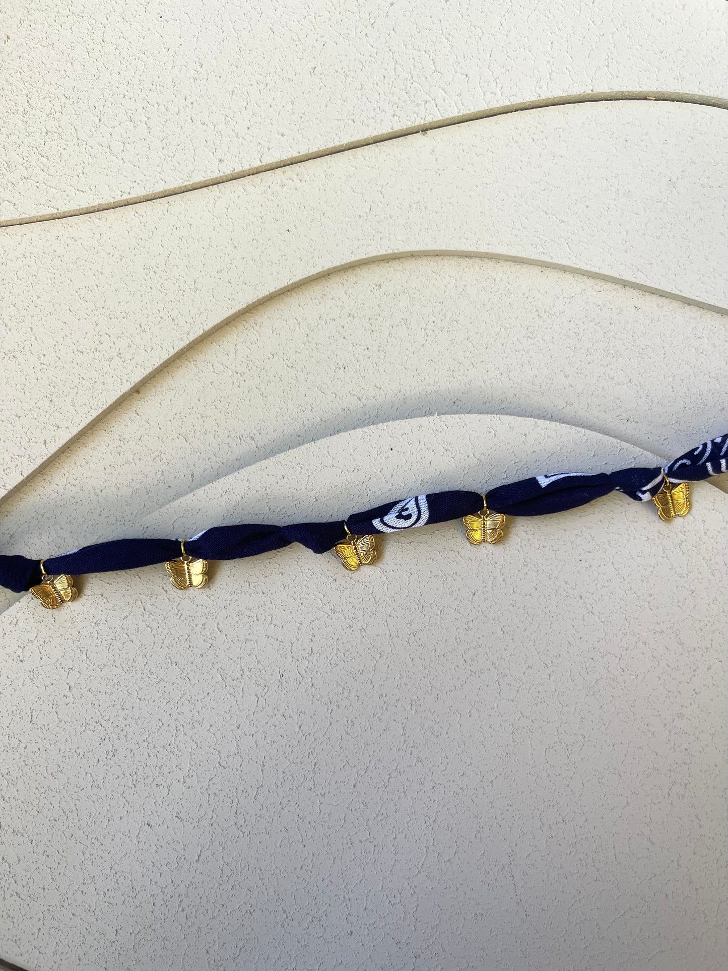 Collana Bandana Blu