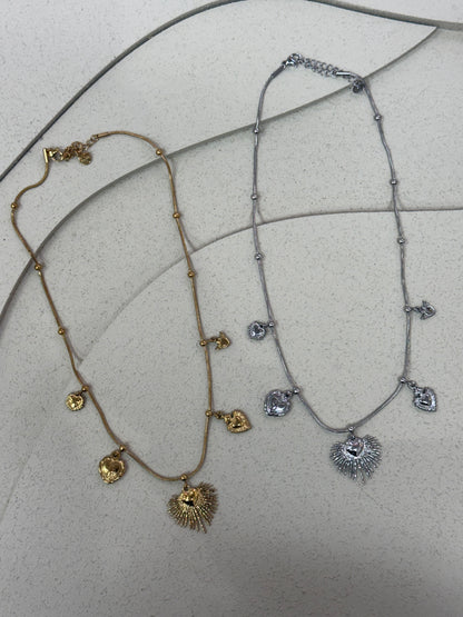 Collana Multi Cuori Sacri