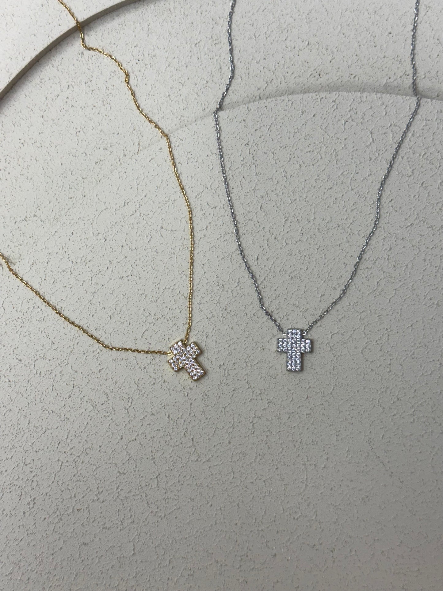Collana Cross Bling
