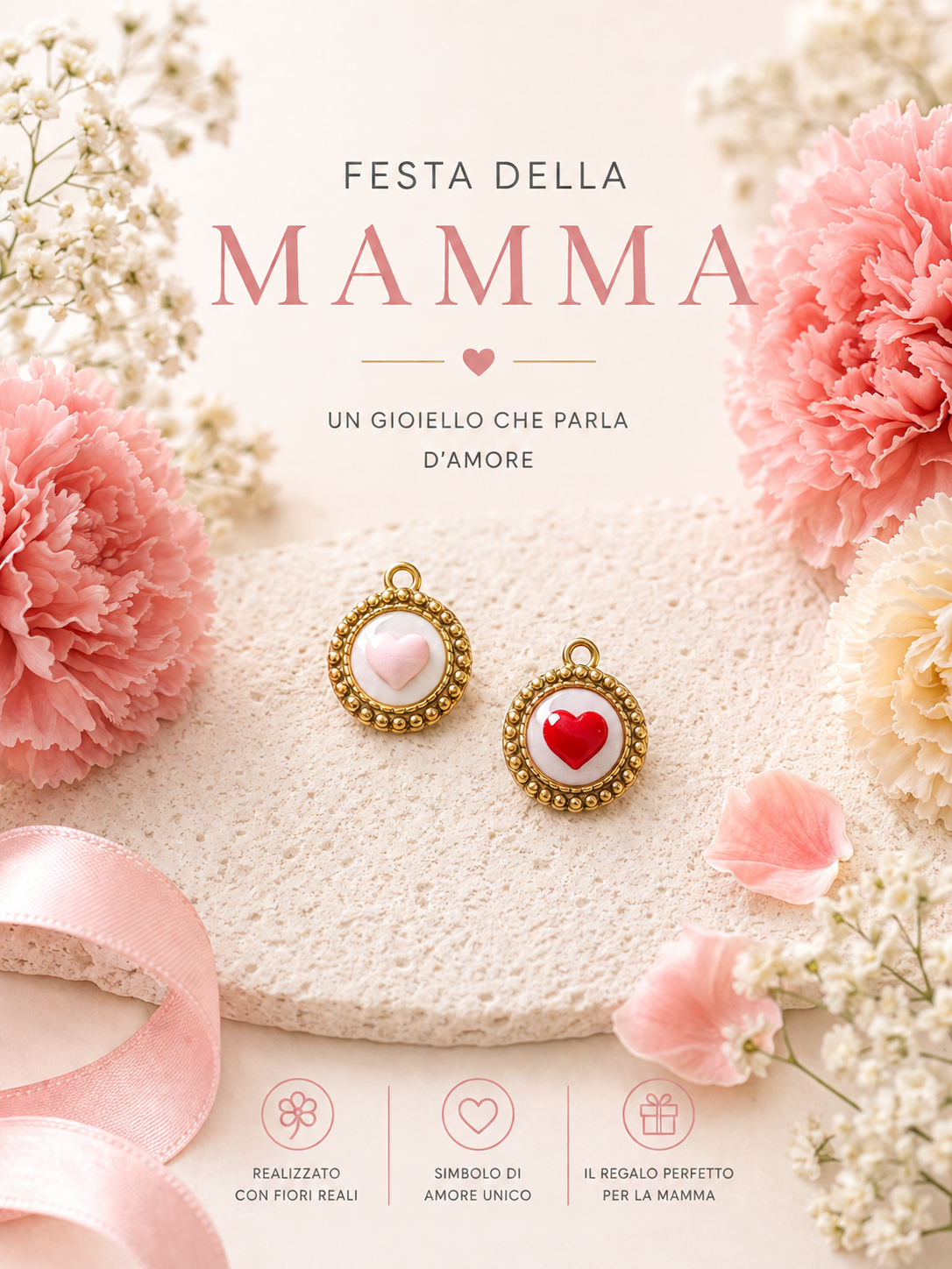 Ciondolo Cuore Mamma