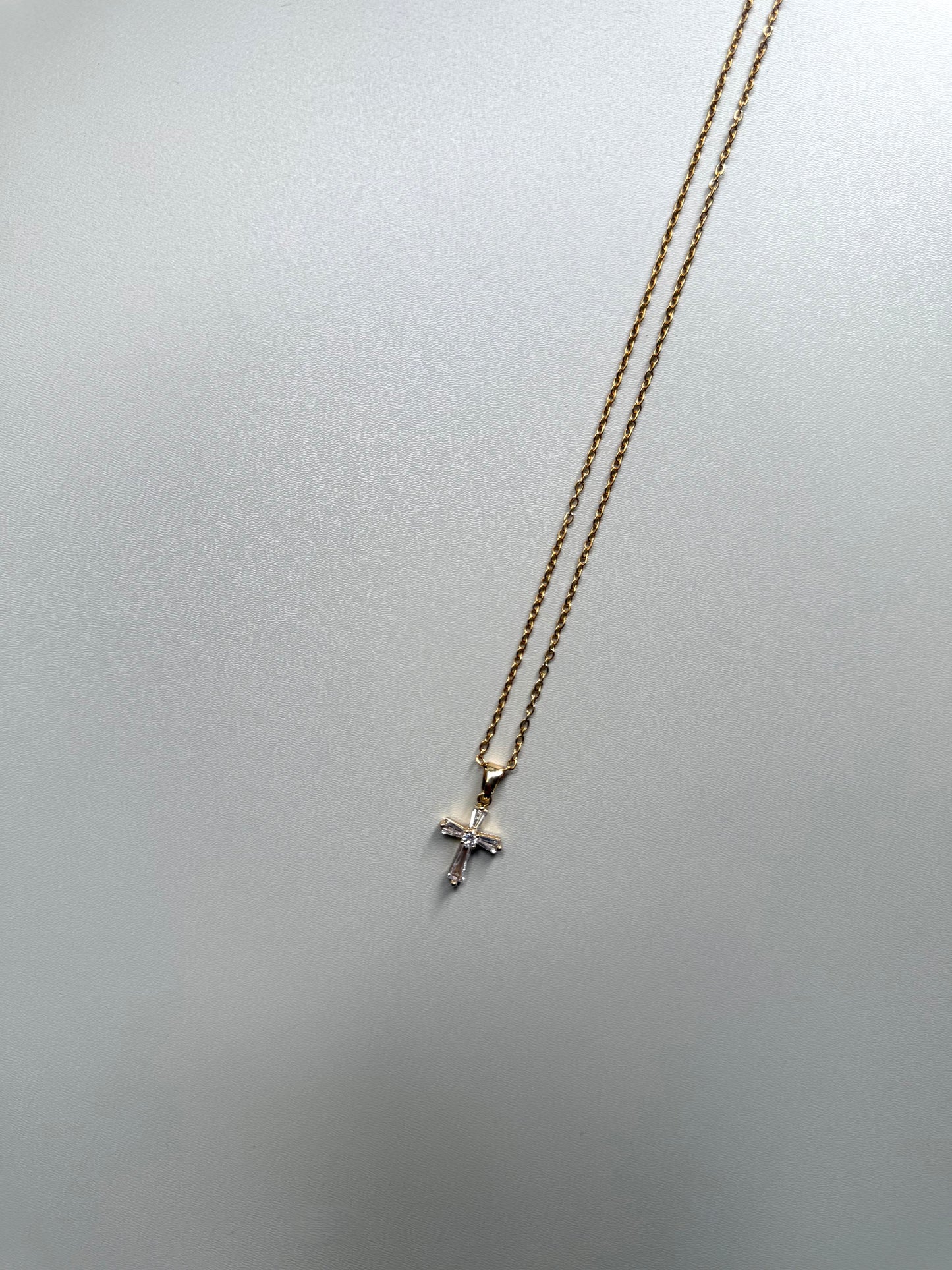 Collana Crocetta Bling