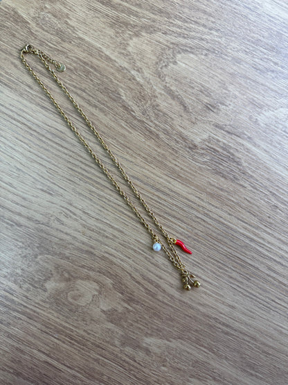 Collana Ciliegina Fortunata