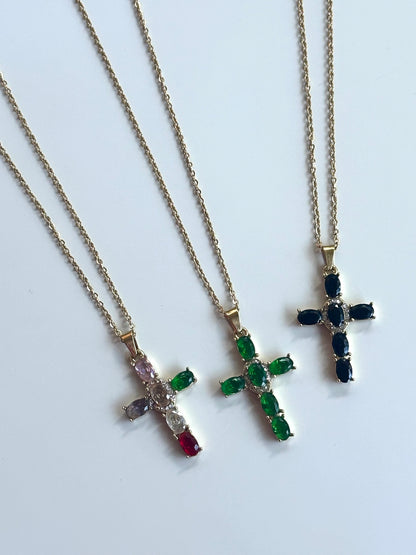 Collana Croce Gemma