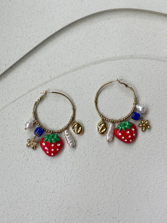 Orecchini Fragola