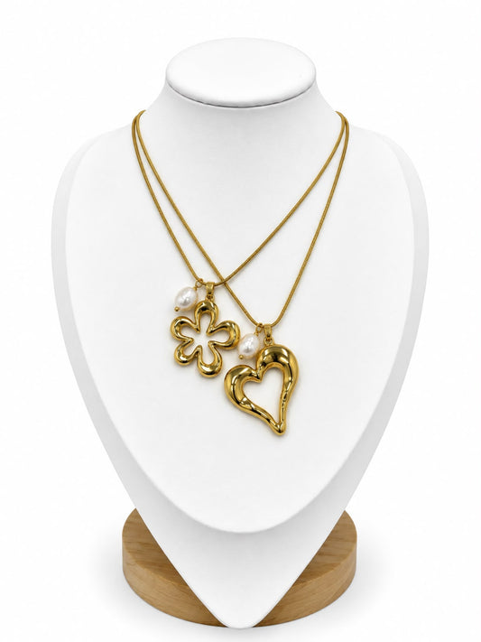 Collana Cuore o Fiore