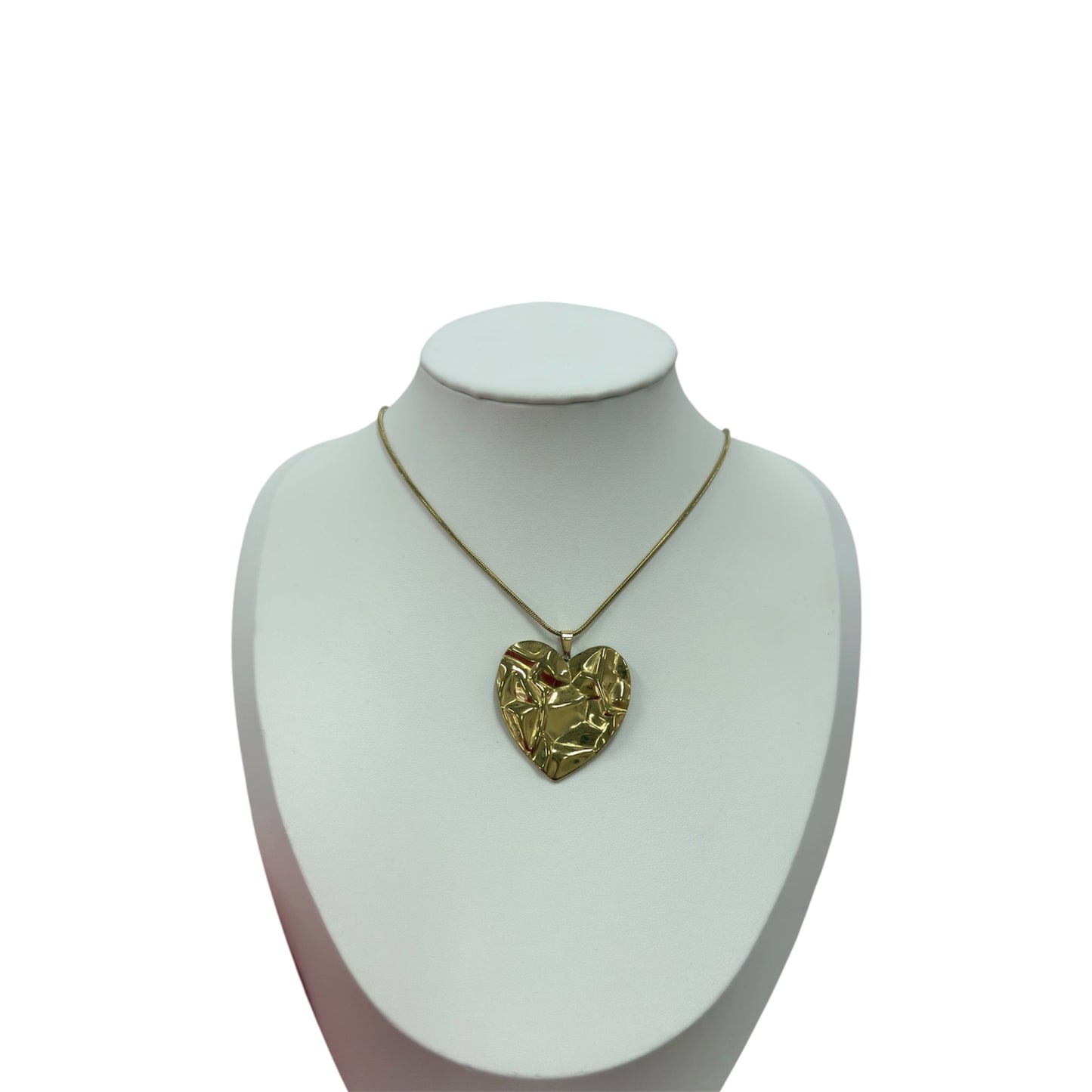 Collana Cuore Martellato